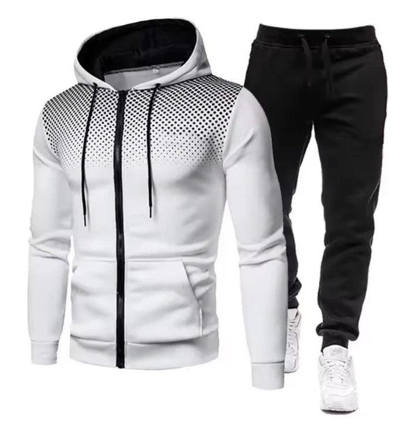 Herren Trainingsanzug Set mit Kapuze-Shirts for men-Alpenkind