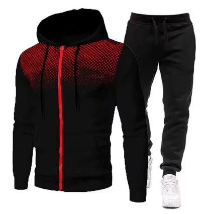 Herren Trainingsanzug Set mit Kapuze-Men Sets-Alpenkind