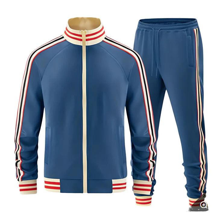 Herren Trainingsanzug Set mit Reißverschluss-Men Sets-Alpenkind