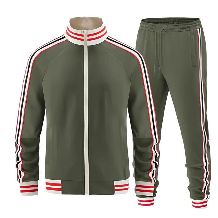 Herren Trainingsanzug Set mit Reißverschluss-Men Sets-Alpenkind