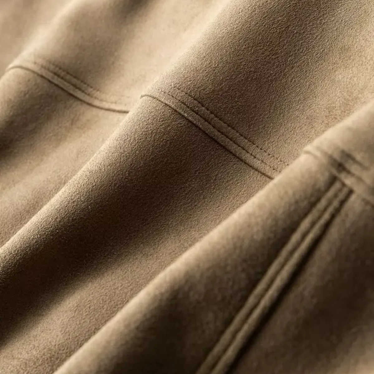 Herren-Truckerjacke aus Wildlederimitat mit Druckknöpfen-Jackets for men-Alpenkind