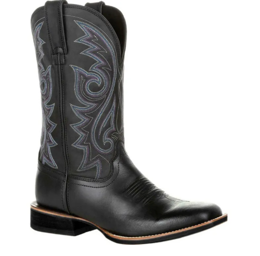 Herren Westernstiefel mit geprägtem Schaft und Zuglaschen-Footwear for men-Alpenkind