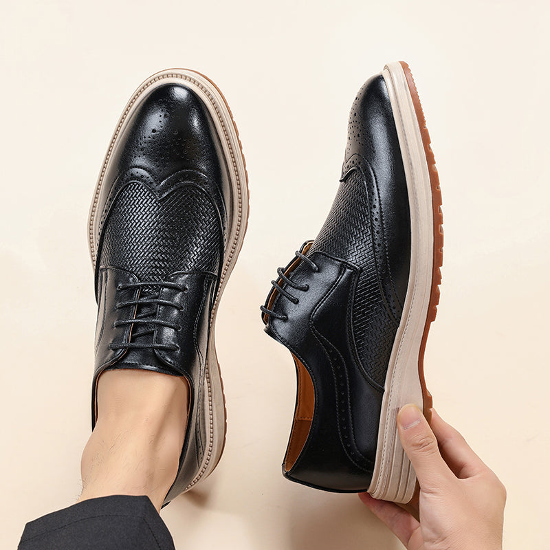 Herren Wingtip Schnürschuhe im Brogue-Stil-Footwear for men-Alpenkind