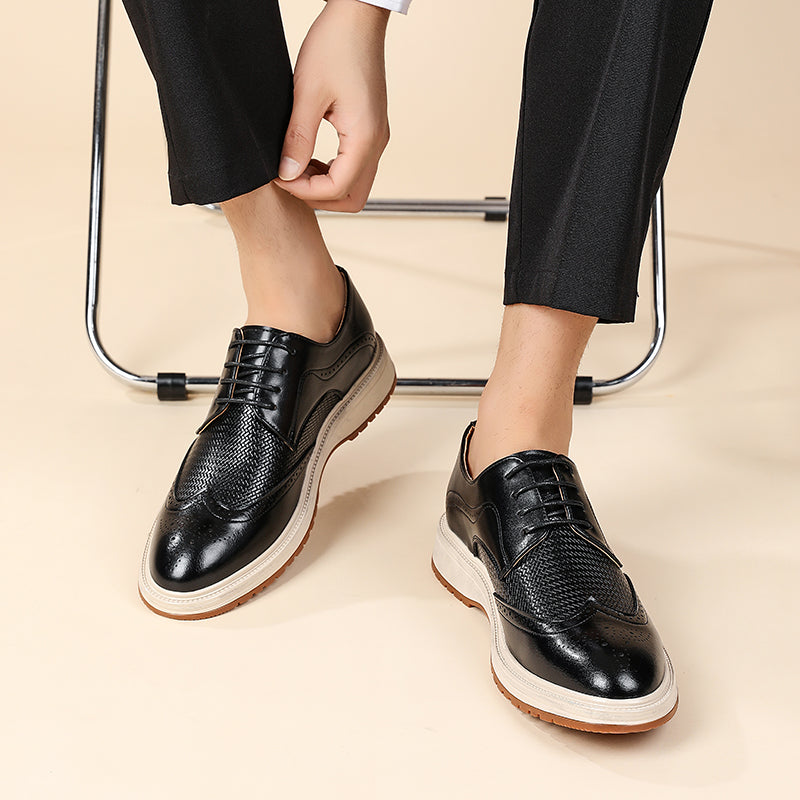 Herren Wingtip Schnürschuhe im Brogue-Stil-Footwear for men-Alpenkind