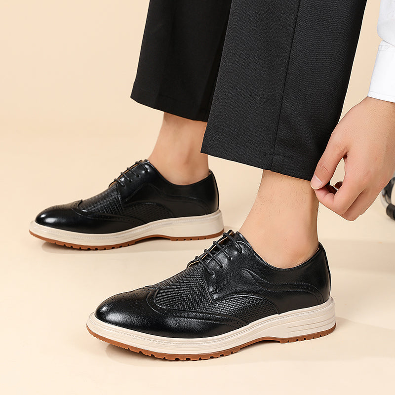 Herren Wingtip Schnürschuhe im Brogue-Stil-Footwear for men-Alpenkind