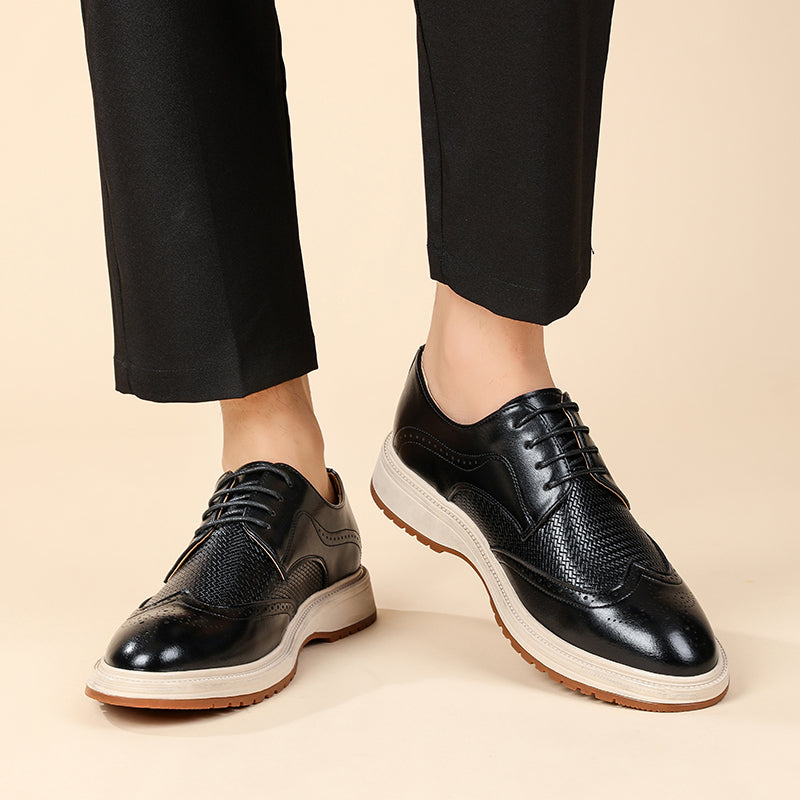 Herren Wingtip Schnürschuhe im Brogue-Stil-Footwear for men-Alpenkind