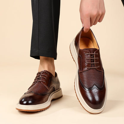 Herren Wingtip Schnürschuhe im Brogue-Stil-Footwear for men-Alpenkind
