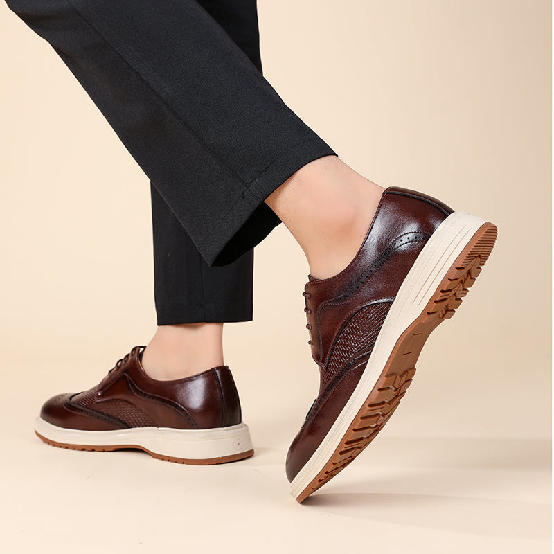 Herren Wingtip Schnürschuhe im Brogue-Stil-Footwear for men-Alpenkind