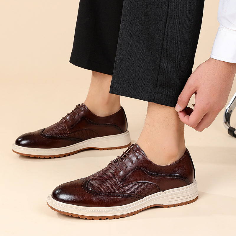 Herren Wingtip Schnürschuhe im Brogue-Stil-Footwear for men-Alpenkind