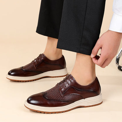 Herren Wingtip Schnürschuhe im Brogue-Stil-Footwear for men-Alpenkind