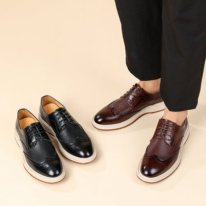 Herren Wingtip Schnürschuhe im Brogue-Stil-Footwear for men-Alpenkind