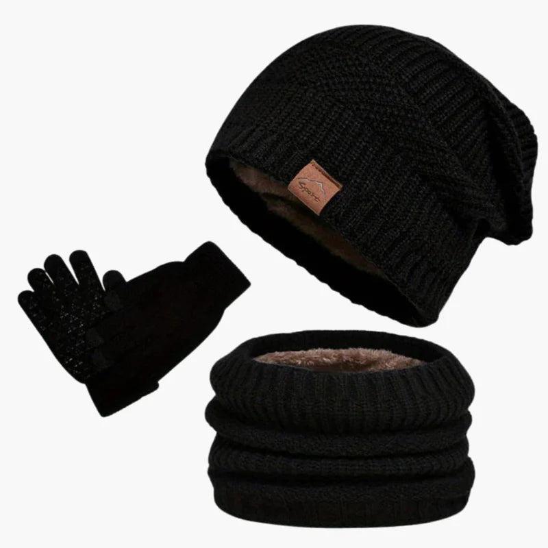 Herren Winterset – Dreiteiliges warmes Set für kalte Tage-Accessoire-Alpenkind