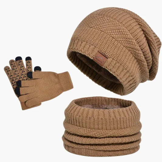 Herren Winterset – Dreiteiliges warmes Set für kalte Tage-Accessoire-Alpenkind