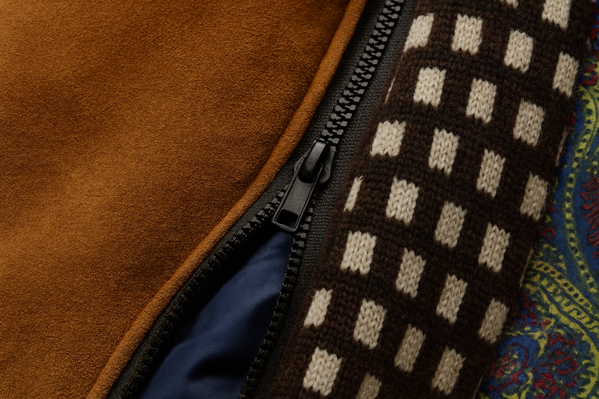 Herren-Wollmischmantel mit Steppfutter und Stehkragen-Coats for men-Alpenkind