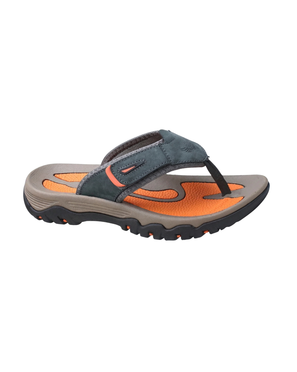 Herren-Zehentrenner-Sandalen mit breiten Riemen und profilierter Sohle-Footwear for men-Alpenkind