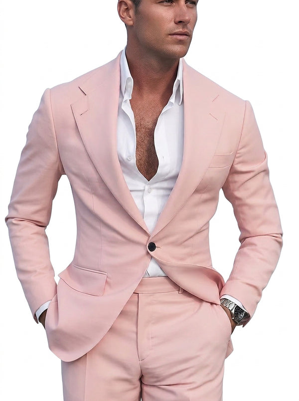 Herren-Zweiteiler mit fallendem Revers-Suits for men-Alpenkind