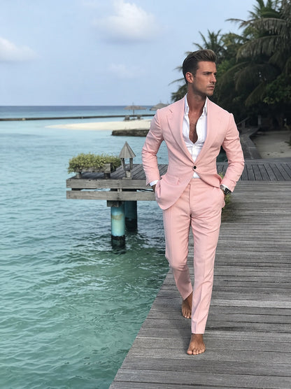 Herren-Zweiteiler mit fallendem Revers-Suits for men-Alpenkind
