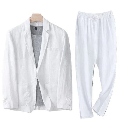 Herren Zweiteiliger Anzug mit Einreihigem Sakko und Gerader Hose-Men Sets-Alpenkind