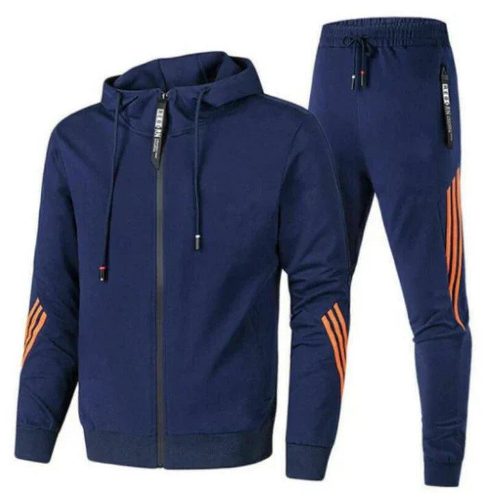 Herren Zweiteiliger Sport Trainingsanzug-Men Sets-Alpenkind