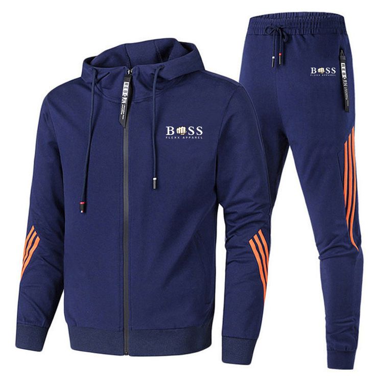 Herren Zweiteiliger Sport Trainingsanzug-Men Sets-Alpenkind