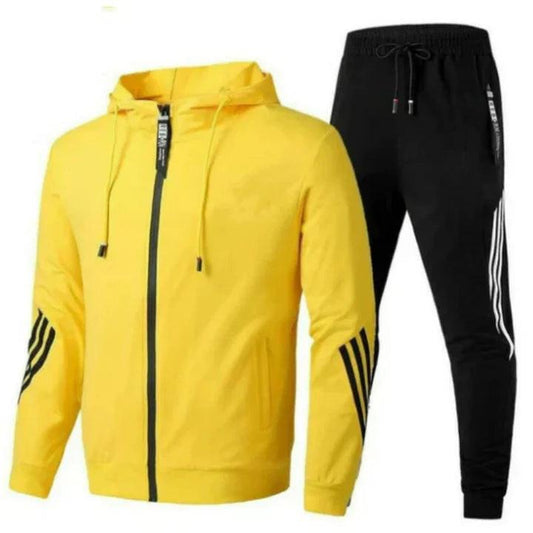 Herren Zweiteiliger Sport Trainingsanzug-Men Sets-Alpenkind