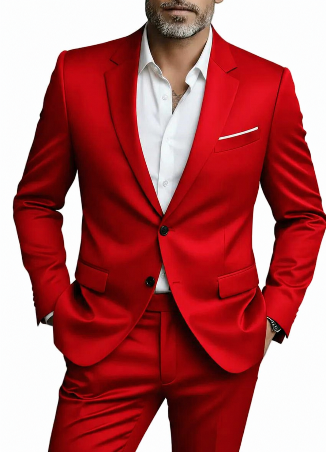 Herren Zweiteiliges Anzug Set mit Sakko und Hose-Shirts for men-Alpenkind