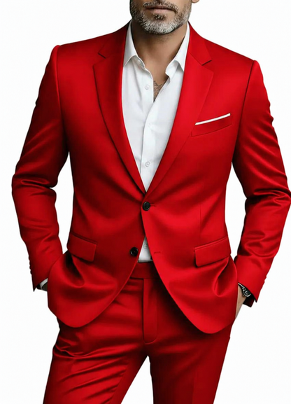 Herren Zweiteiliges Anzug Set mit Sakko und Hose-Shirts for men-Alpenkind