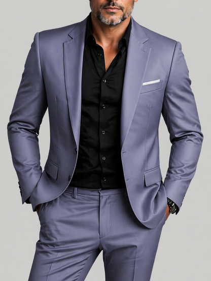 Herren Zweiteiliges Anzug Set mit Sakko und Hose-Shirts for men-Alpenkind