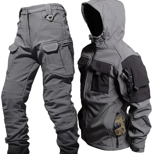 Herren Zweiteiliges Outdoor Set mit Jacke und Cargohose-Men Sets-Alpenkind