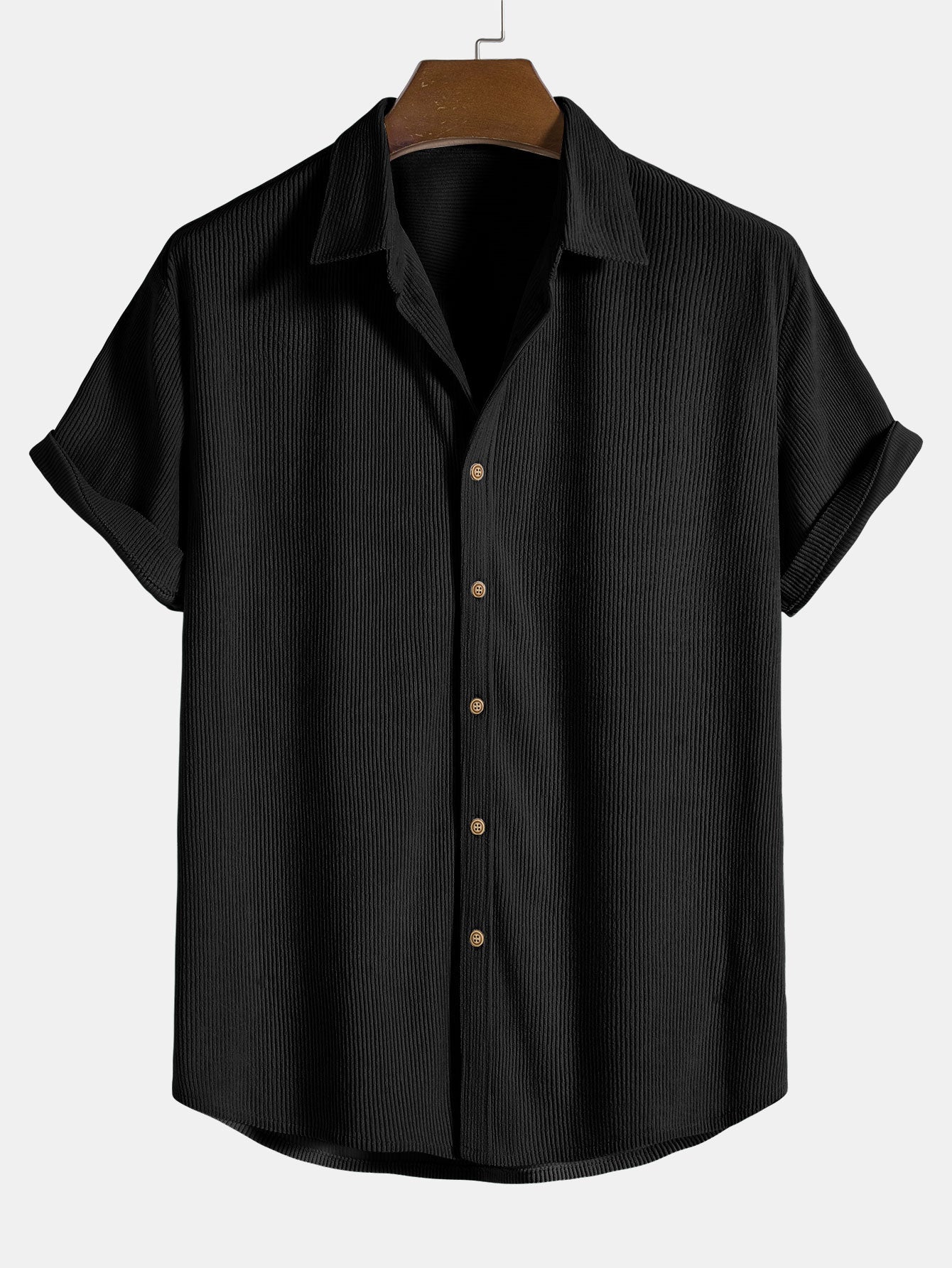 Herren Zweiteiliges Set Kurzarmhemd und kurze Hose-Shirts for men-Alpenkind