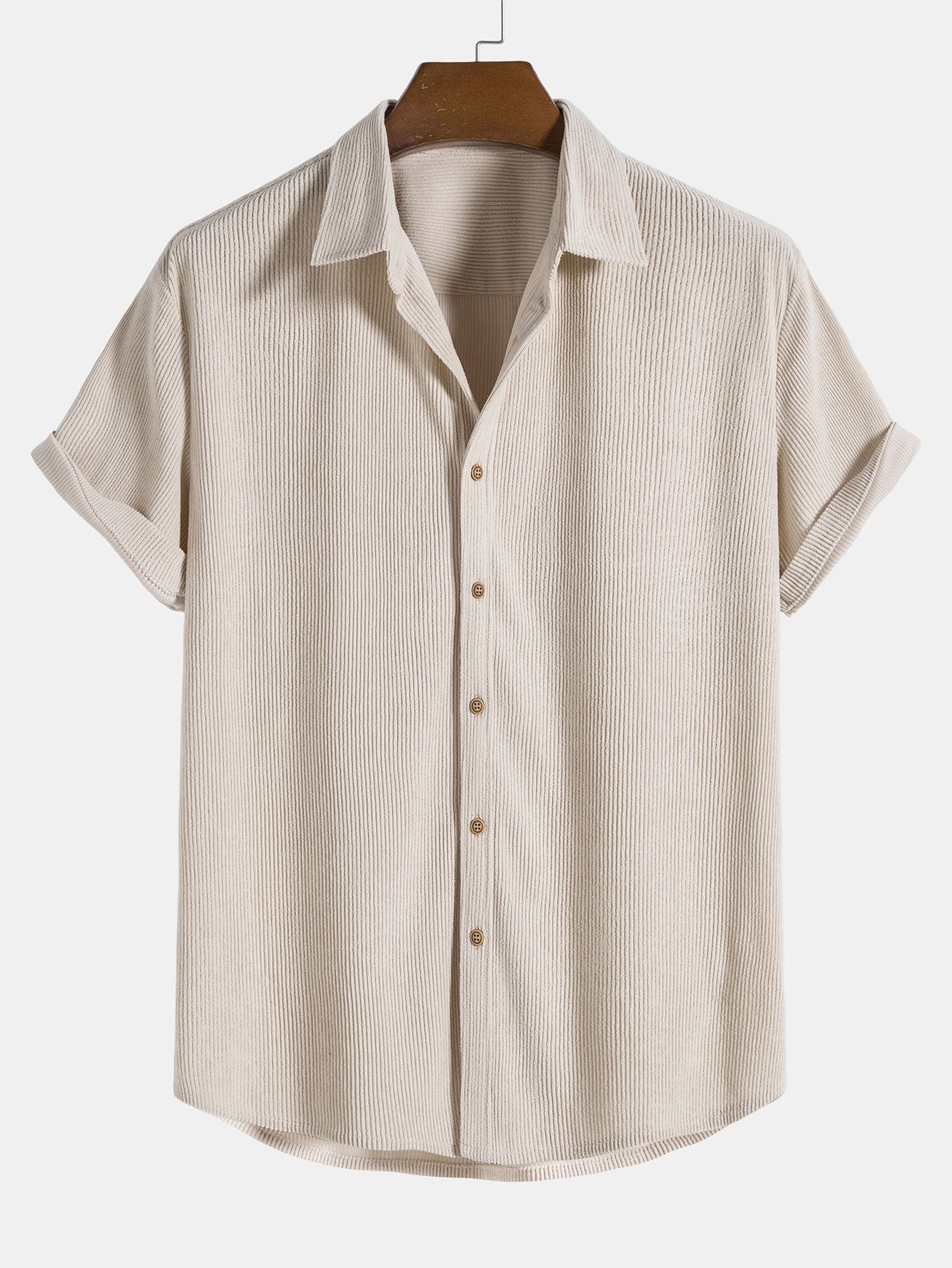 Herren Zweiteiliges Set Kurzarmhemd und kurze Hose-Shirts for men-Alpenkind