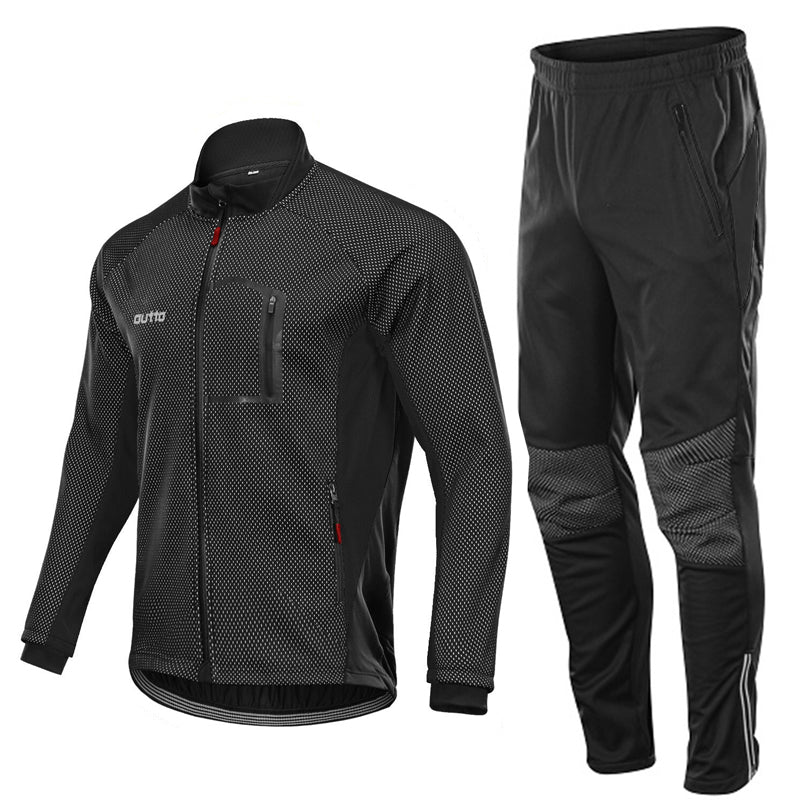 Thermo Fahrrad-Set für Herren – Warm, Atmungsaktiv & Winddicht für Wintertouren-Men Sets-Alpenkind