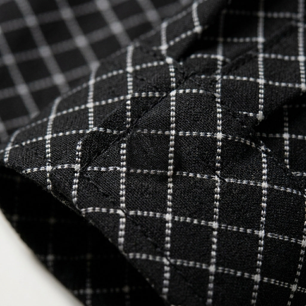 Herrenhemd mit geometrischem Muster und langen Ärmeln-Shirts for men-Alpenkind