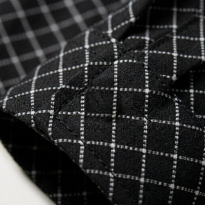 Herrenhemd mit geometrischem Muster und langen Ärmeln-Shirts for men-Alpenkind