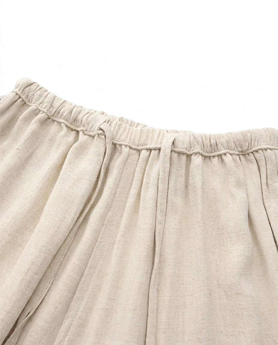 Herrenhose mit geradem Bein und Kordelzug-Pants for Men-Alpenkind