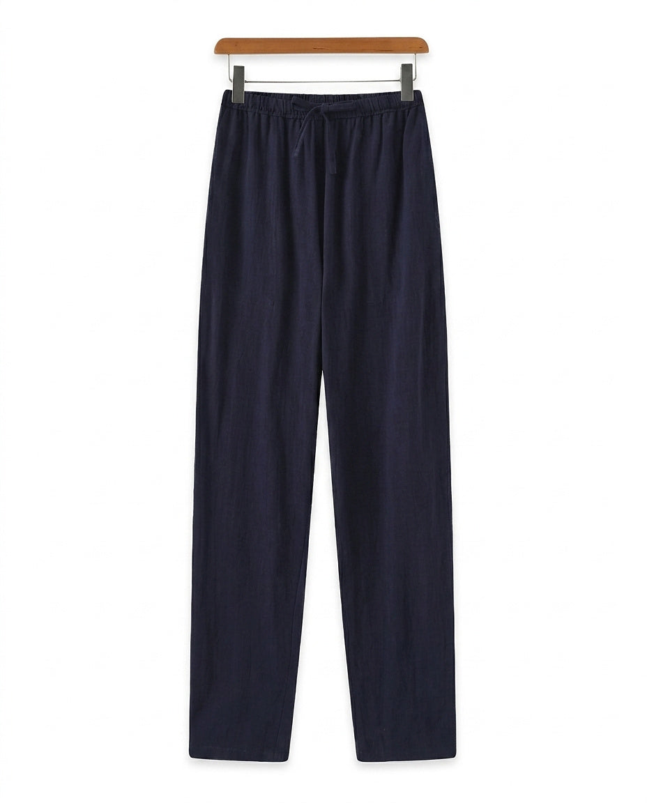 Herrenhose mit geradem Bein und Kordelzug-Pants for Men-Alpenkind
