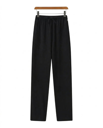 Herrenhose mit geradem Bein und Kordelzug-Pants for Men-Alpenkind