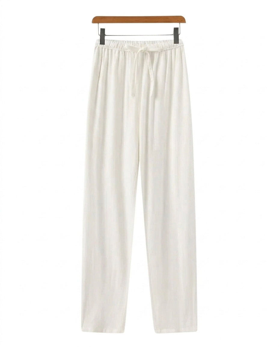Herrenhose mit geradem Bein und Kordelzug-Pants for Men-Alpenkind