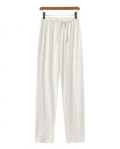 Herrenhose mit geradem Bein und Kordelzug-Pants for Men-Alpenkind