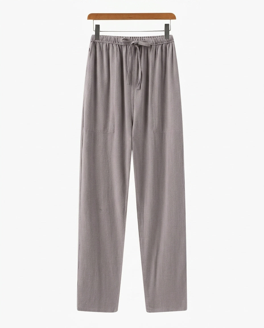 Herrenhose mit geradem Bein und Kordelzug-Pants for Men-Alpenkind