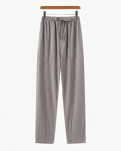 Herrenhose mit geradem Bein und Kordelzug-Pants for Men-Alpenkind