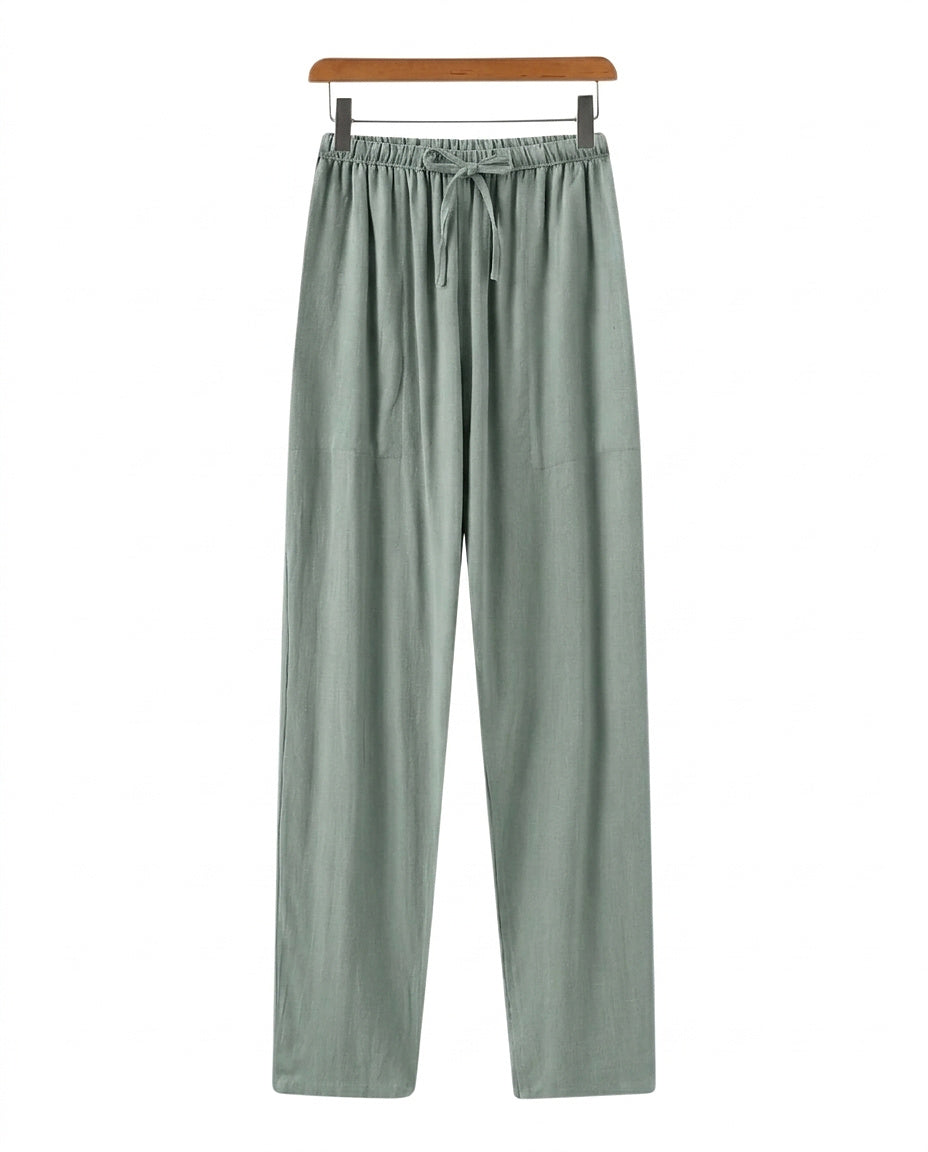 Herrenhose mit geradem Bein und Kordelzug-Pants for Men-Alpenkind