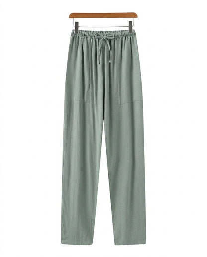 Herrenhose mit geradem Bein und Kordelzug-Pants for Men-Alpenkind