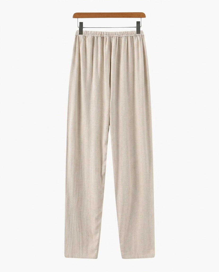 Herrenhose mit geradem Bein und Kordelzug-Pants for Men-Alpenkind