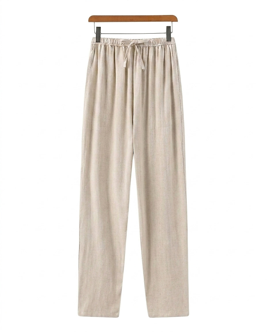 Herrenhose mit geradem Bein und Kordelzug-Pants for Men-Alpenkind