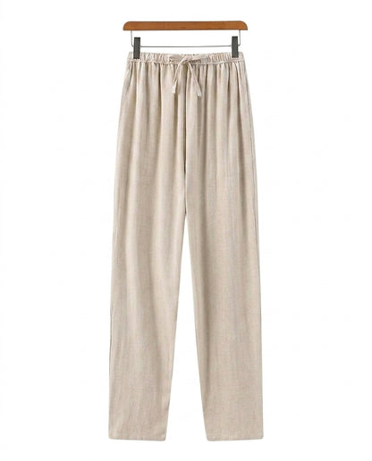 Herrenhose mit geradem Bein und Kordelzug-Pants for Men-Alpenkind