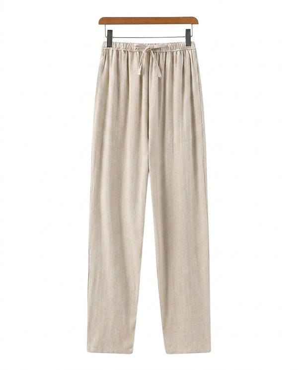 Herrenhose mit geradem Bein und Kordelzug-Pants for Men-Alpenkind