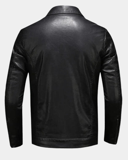 Herrenjacke aus Kunstmaterial mit Pattentaschen-Jackets for men-Alpenkind