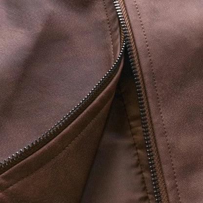 Herrenjacke mit Kragen und Reißverschluss-Jackets for men-Alpenkind