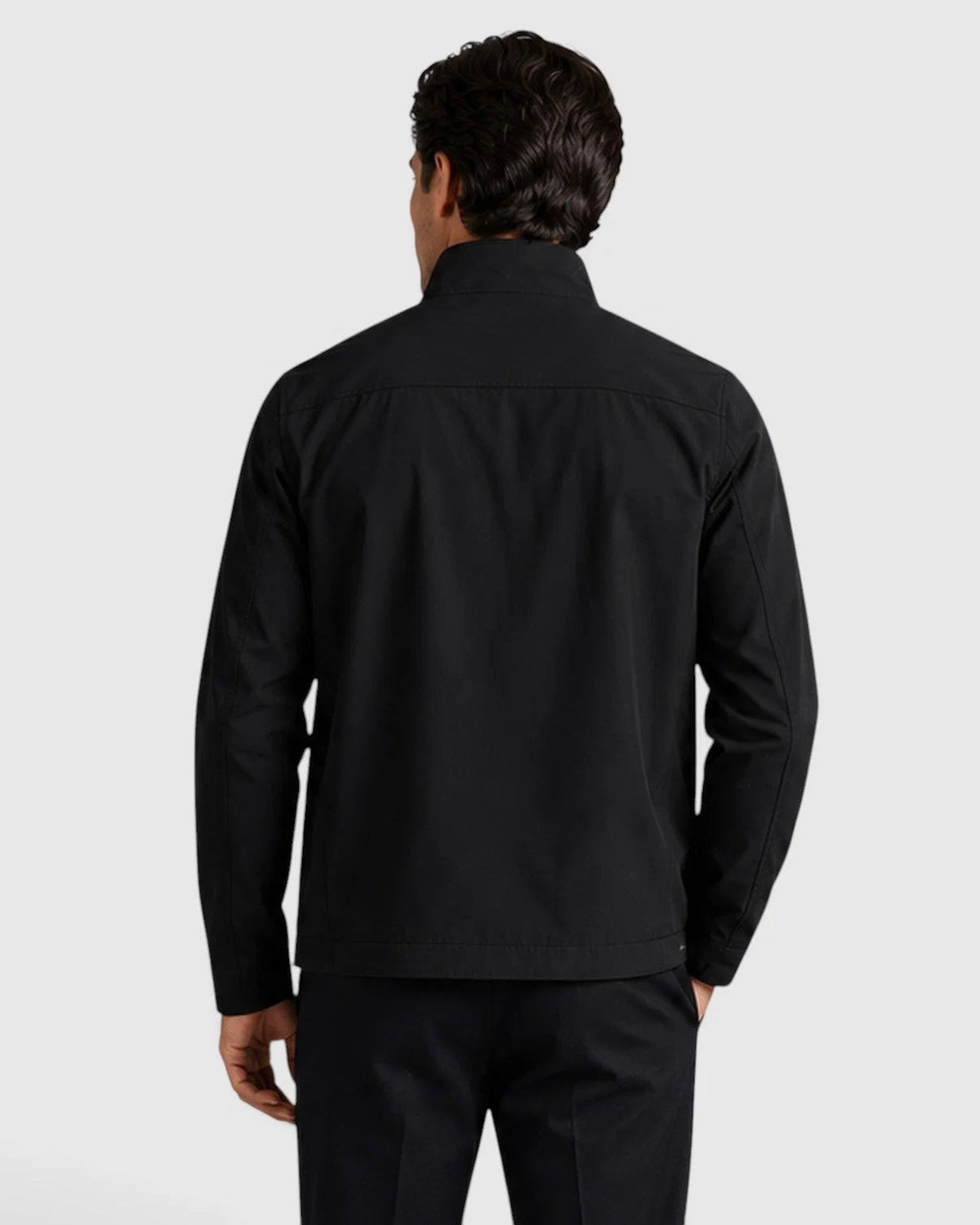 Herrenjacke mit Stehkragen und Reißverschluss-Jackets for men-Alpenkind